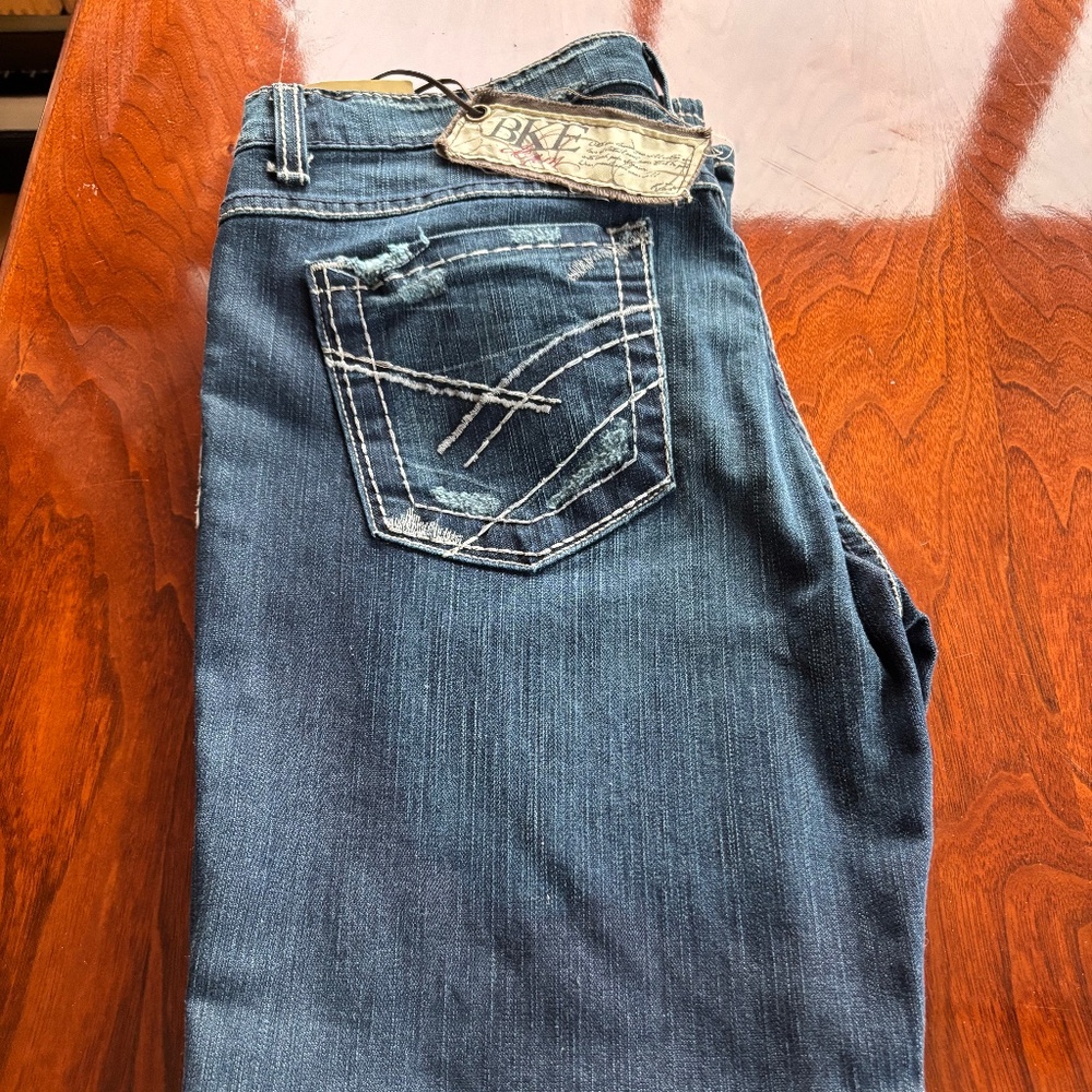 NEW BKE 5 pocket jeans in dark blue in 31 x 311/2